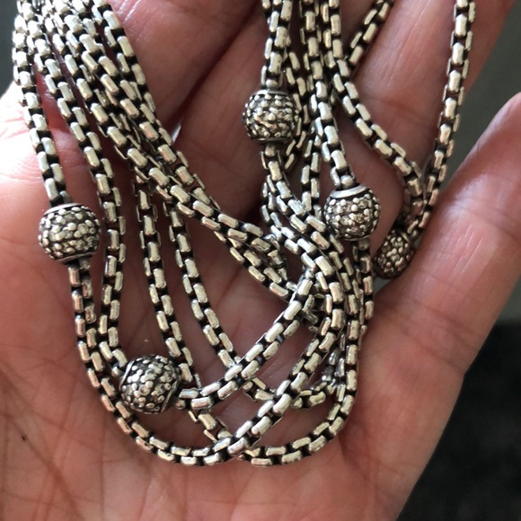 David Yurman Jewelry - David Yurman Bracelet with Pavé Diamond Balls.